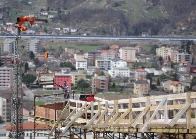 Cantieri difficili - Piscina in vetroresina a Bellinzona