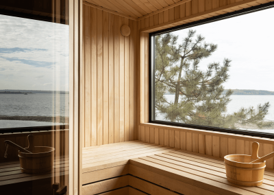 saune - Sauna finlandese con vista Lugano