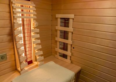 saune infrarosso - Sauna prefabbricata con lampade a infrarosso Ticino